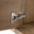 24 Inch Wall Mounted Bathroom Sink Cabinet - Soft Closing Hinge Imitative Oak Design Basin Easy To Clean-2071283475