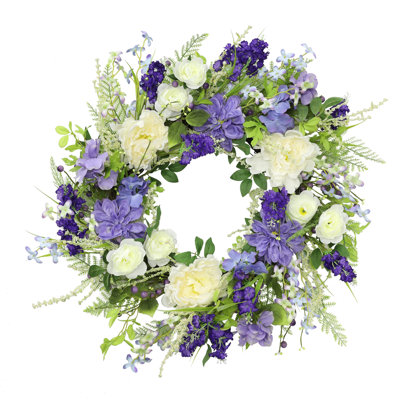 Faux Pine Polyester 24'' Wreath