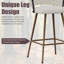 Tabouret de bar et de comptoir rembourré avec motif de tissage courbé (ensemble de 4)-1044043277-1070775281-1070775287