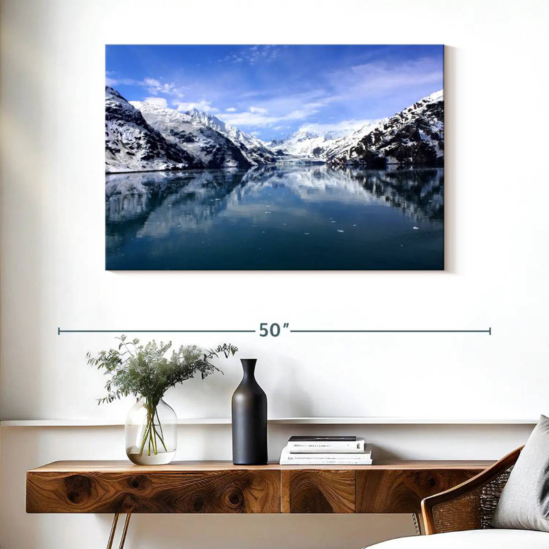 Alvord Glacier Bay Winter Morning, 26'' H x 39'' W
