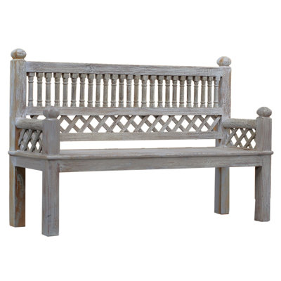 Derekshan Solid Wood Bench