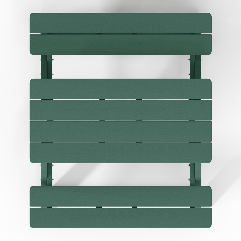 Kids Outdoor Poly Picnic Table, Dark Green