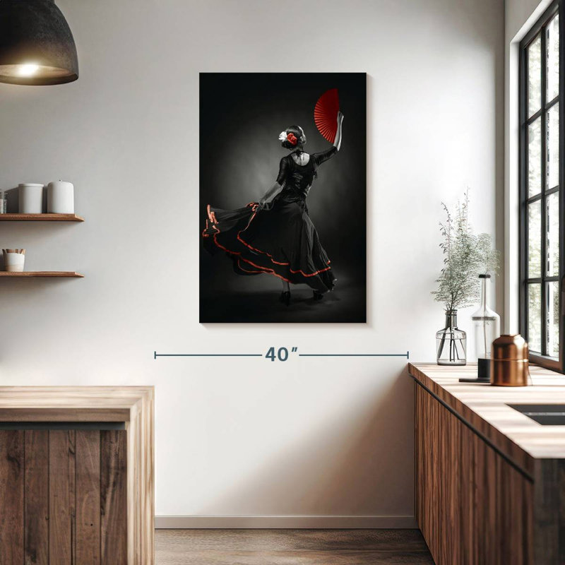 Enn Flamenco Dancer Pop, 39" H x 26" W