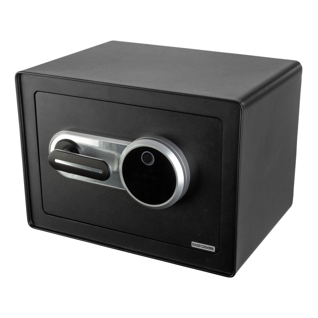 Stalwart Biometric Safe - Lock Box with Fingerprint Scanner and Digital Key for Quick Access - Money Safe for Cash and Jewelry - Home Safes Stalwart
