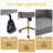 Mid-Back Liftable Office Chair And Ergonomically Designed, Is An Excellent Choice For Working, Studying Or Relaxing-1070151335