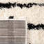 Tapis à poil long Venus 603 en ivoire / noir Venus-84342109