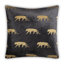 Rica Ivory Gold Embroidered Pillow