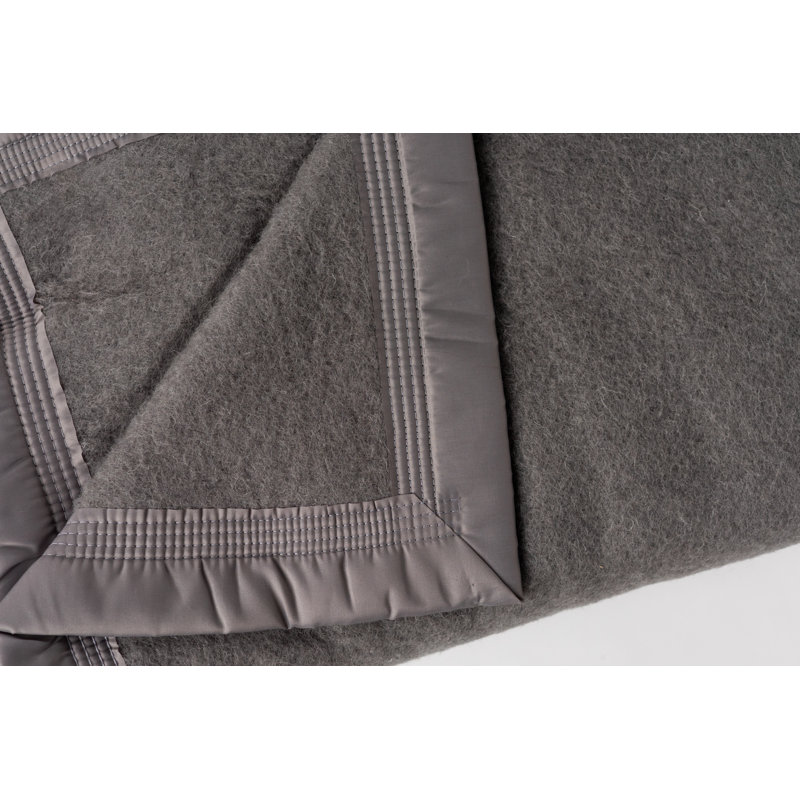 Couverture en laine Aurora, Simple, Gris