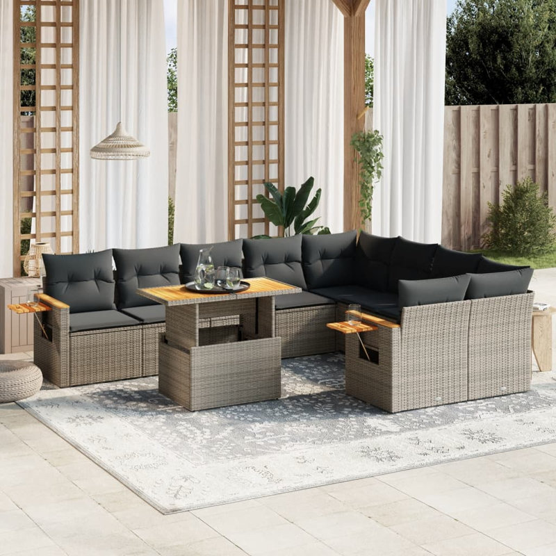 Ensemble de canapé de jardin Vidaxl
