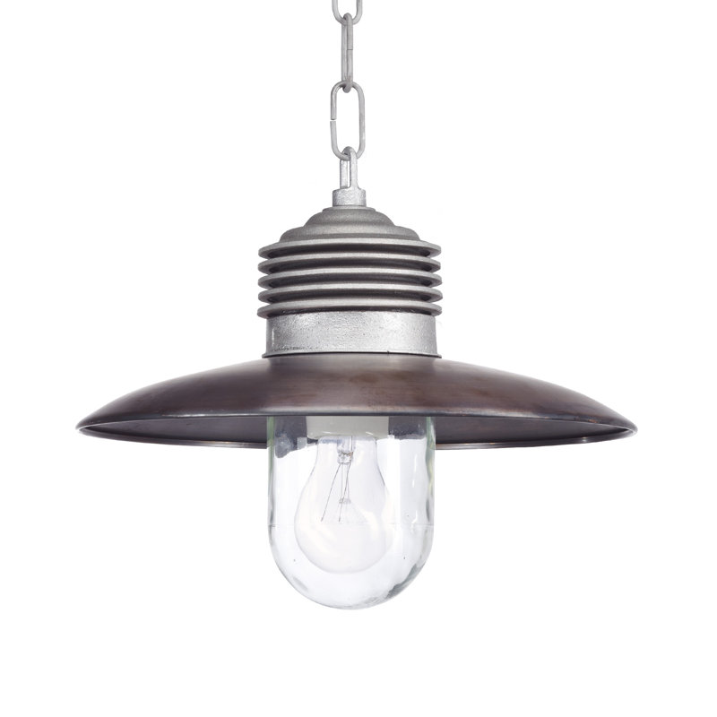 Ampere 1 - Light Aluminium/Copper Cone Pendant, Aluminium/Copper