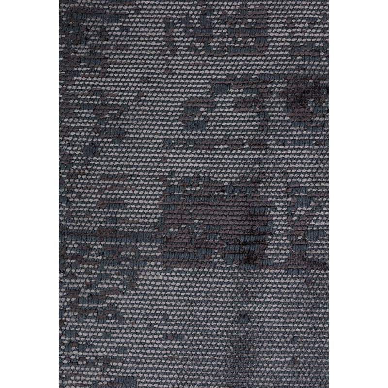 Rapture Abstract Area Rug in Gray, Square 9'