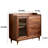 Simple Solid Wood Multifunctional Storage Cabinet 35.43'' Solid Wood Sideboard-101885188