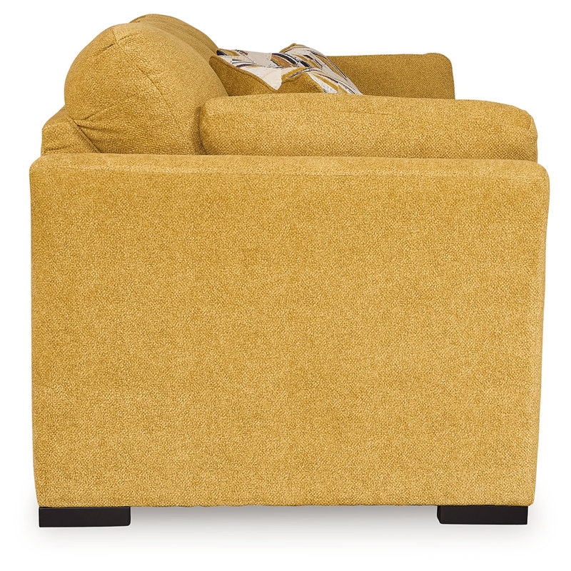 Canapé Keerwick et fauteuil surdimensionné, Jaune
