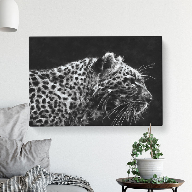 Leopard Vol.4 - Wrapped Canvas, 40cm H x 60cm W x 3cm D