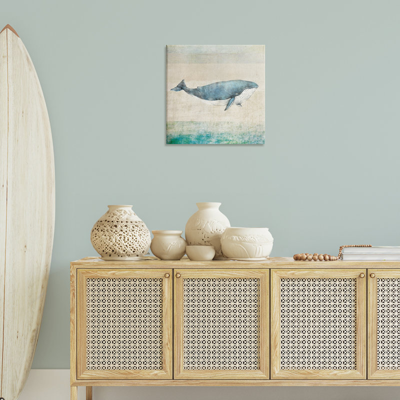 «Rustic Maritime Whale» par JG Studios, H 24 po x l 24 po