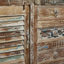 Armoire brun foncé à 1 tiroir et 2 portes Almudena