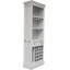 Bretagne Floor Wine Bottle Rack in White