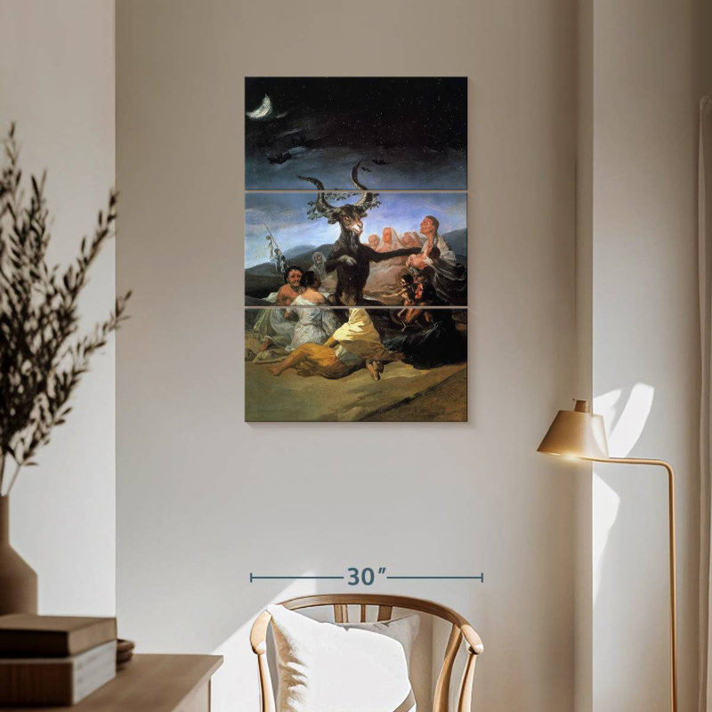 Le sabbat Kelan Witches '1797-98, H 57 po x l 36 po