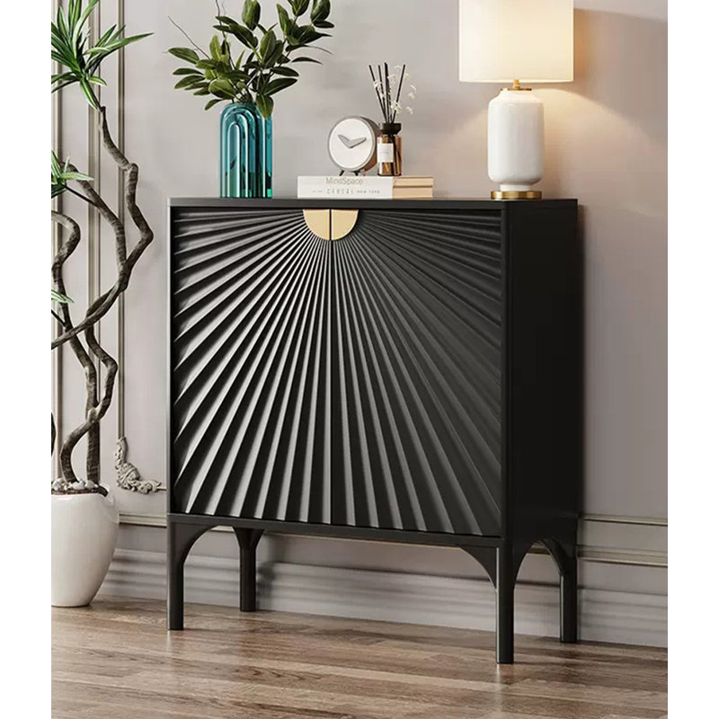 Armoire décorative Modern Creative Art, Noir