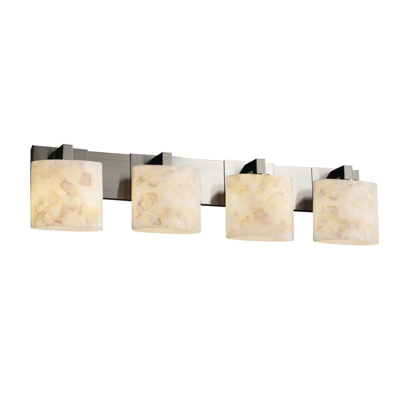 Bouzoun 4 - Light Vanity Light, Brushed Nickel, Oval