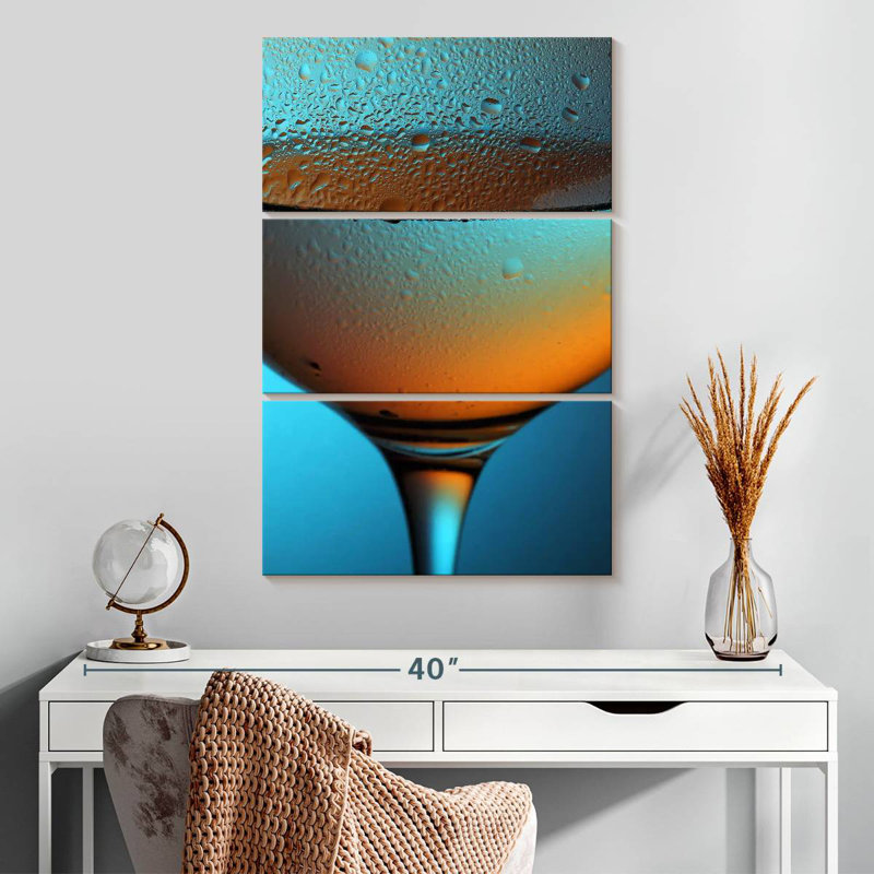 Yarlin Cold Rose Wine, 32" H x 20" W