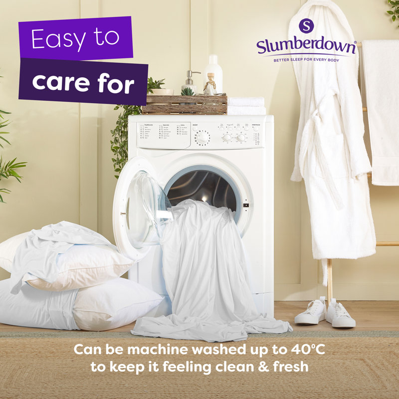Slumberdown Waterproof Soft Touch Mattress Protector – 30cm Deep Fit, Machine Washable, Hypoallergenic Cover, Single (3')