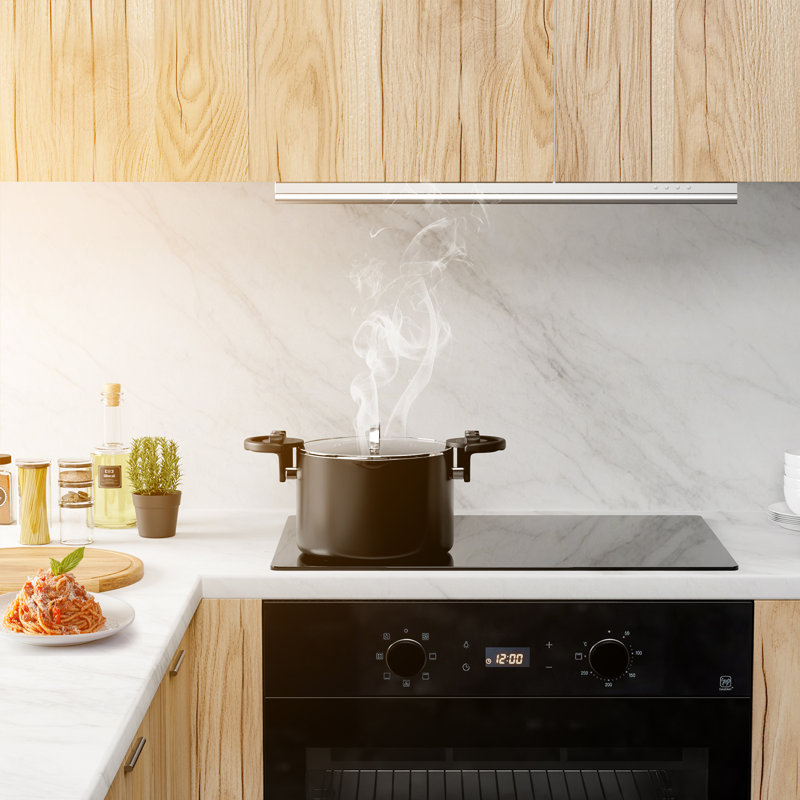 Casserole à pâtes polyvalente avec couvercle à crépine et poignées pivotantes, Noir, noir, noir, noir