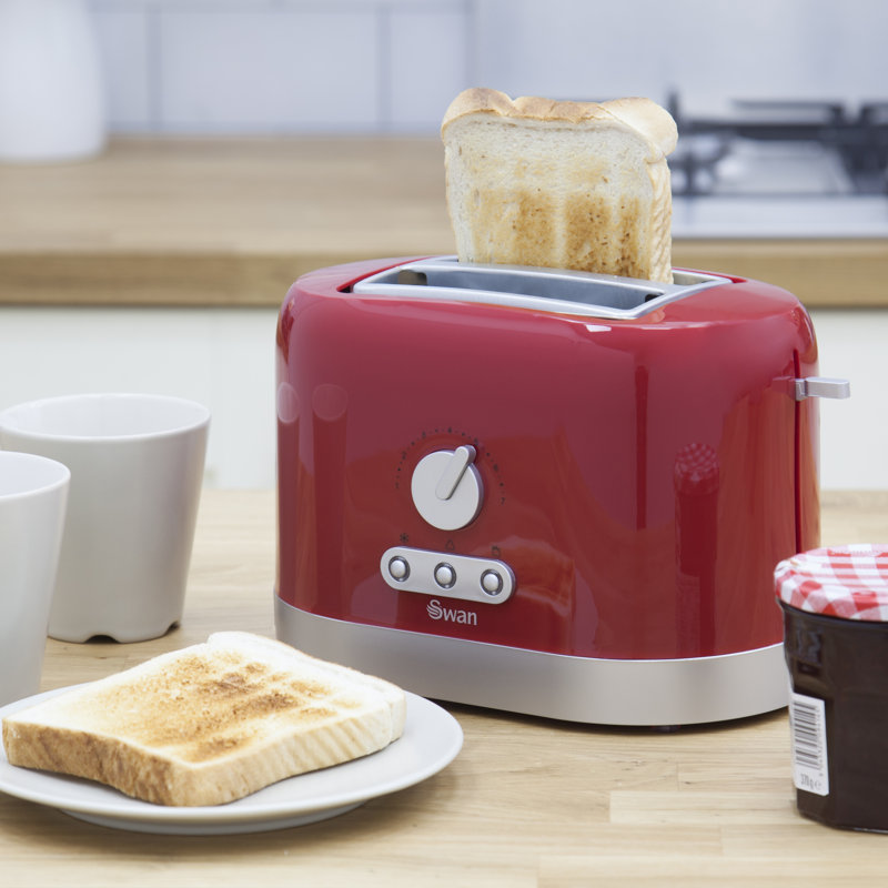 2 Slice Toaster, Red