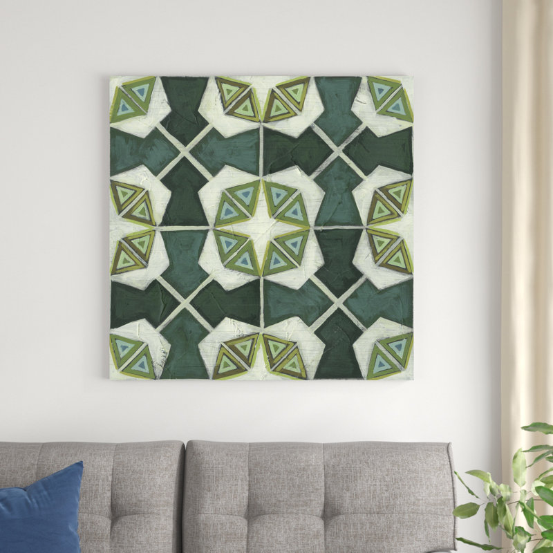 Palmier Piazza Tile IV, H 36 po x l 36 po