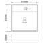Belfry Bathroom Spurlock Ceramic Square Sink with Overflow-1939941842