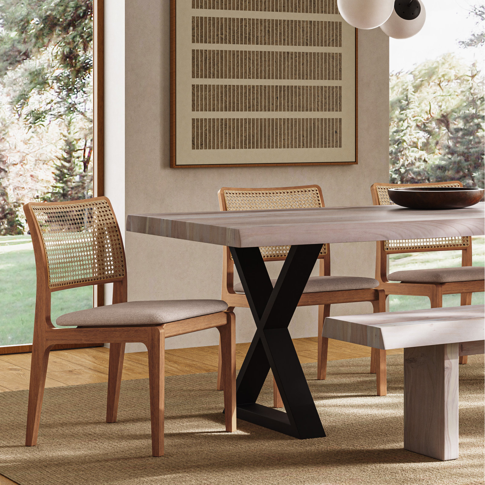 Ena Dining Chair, Oak