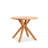 Mylas 36.2" Solid Wood Round Patio Table