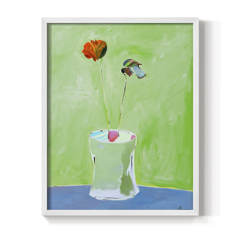 Green Day Framed Print - Solid Wood