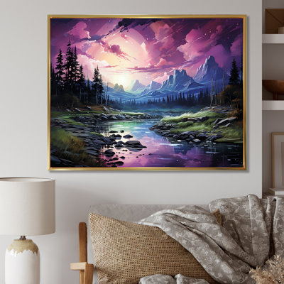 Art mural Northern Light