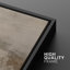 Œuvre abstraite douce et neutre avec accents linéaires noirs, images de salon, impression sur toile encadrée-235824563-235824566