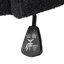 33'' H Boucle Upholstered Rolling Task Chair-1581839544