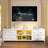 70-inch Tv Stand With Led Lighting, Charging Station & 8-drawer Storage – Modern Multi-functional Media Console For Living Room & Bedroom					-2128772776
