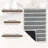 Ultra Thin Gradient Striped Bath Rug With Non-Slip Backing-113782279-113782277