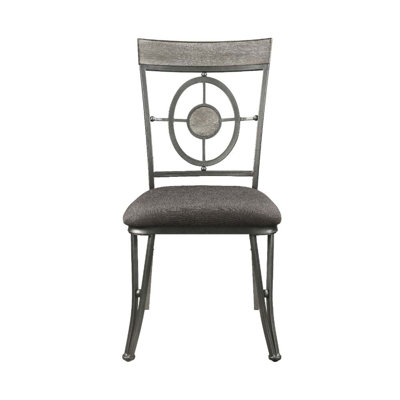Chaise d'appoint Kadean Gunmetal (2 pièces)