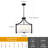 6 - Light Dimmable Drum Chandelier-439146174