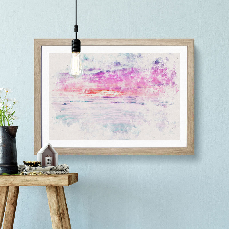 Ocean of Clouds - Framed Print, Oak Framed, 62cm H x 87cm W x 2cm D