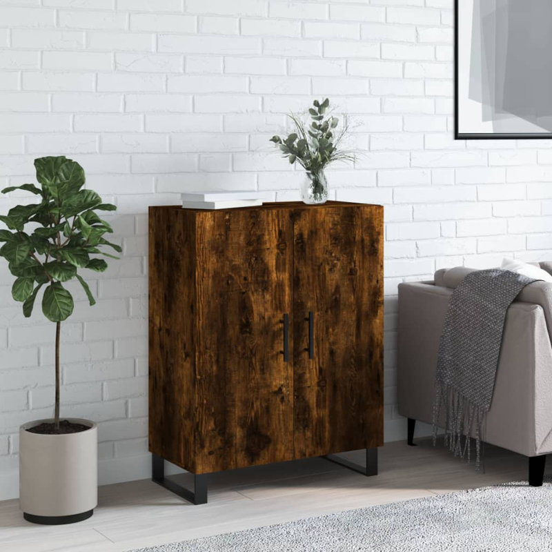 Malaree 2 -Door Rectangle Accent Cabinet, Smoked Oak