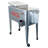 Leigh Country 80 qt. Serving Station / Cart Silver