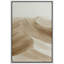 Taupe, œuvre d'art abstraite grise, photos de salon moderne, impression sur toile encadrée-126545812-126545814