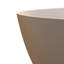 Baignoire de trempage autoportante de 69 pouces à surface solide beige avec trop-plein-132406517