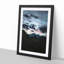 Mountain Below the Clouds - Picture Frame Painting Print-55582095-55582097