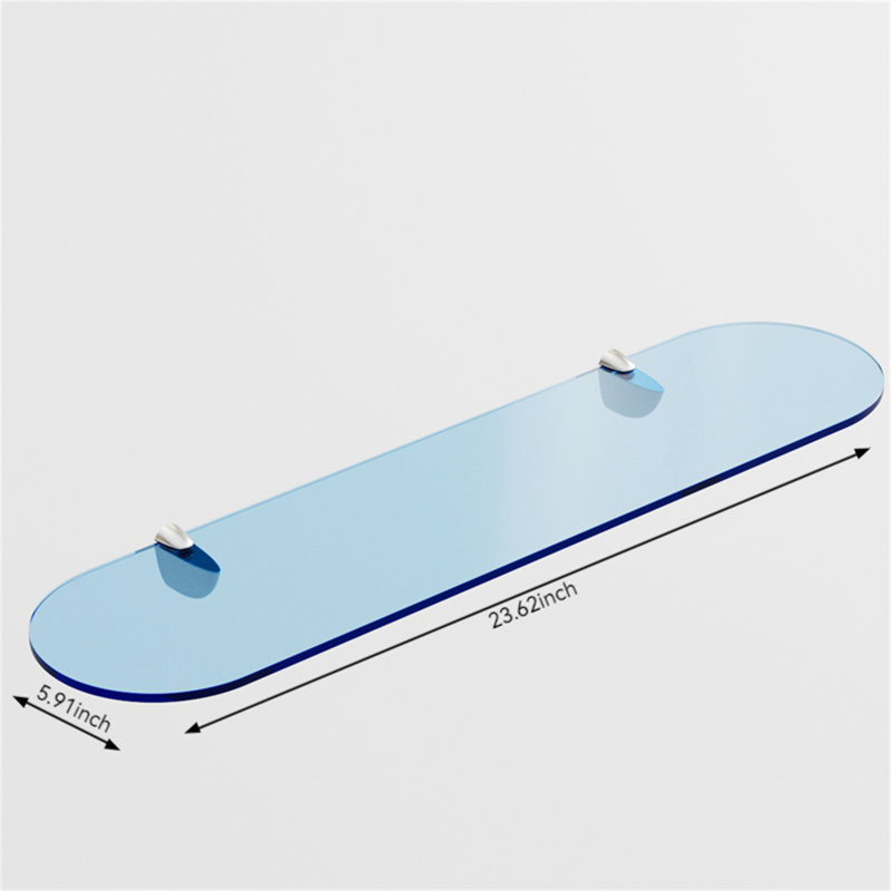 Toltu Floating Shelf, 0.50" H X 23.62" W X 5.90" D