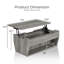 Lateafa 41.3"W Lift-Top Coffee Table with Storage-50180267