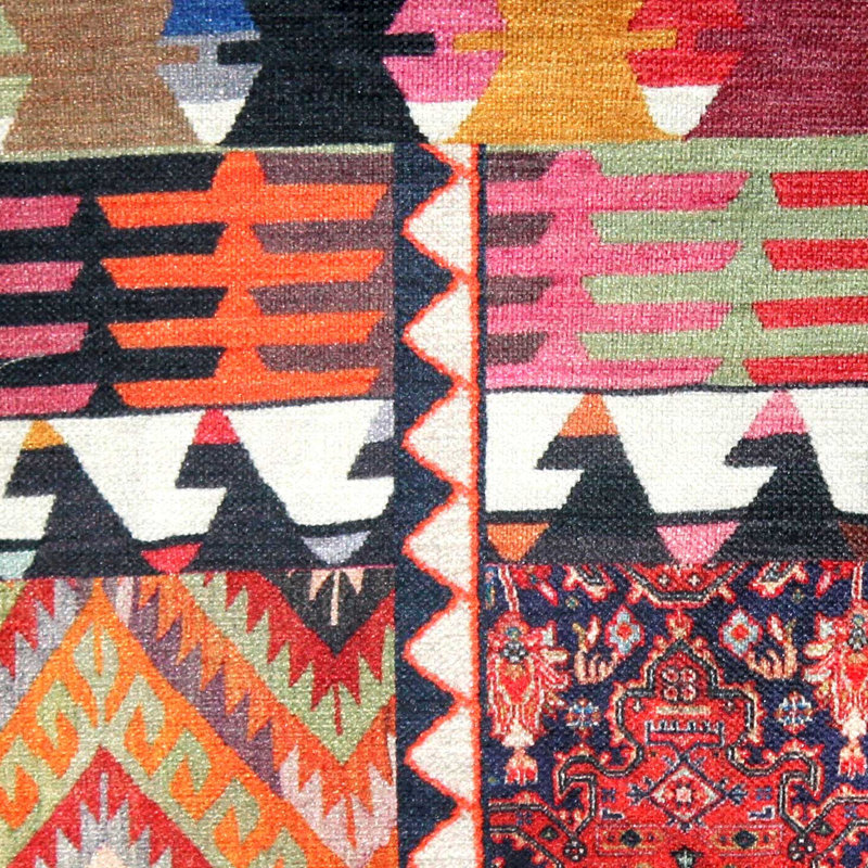 Coussin décoratif coussin Kilim 19 x 19
