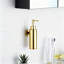 Distributeur de savon liquide mural pour cuisine et salle de bain, (doré)-126803407